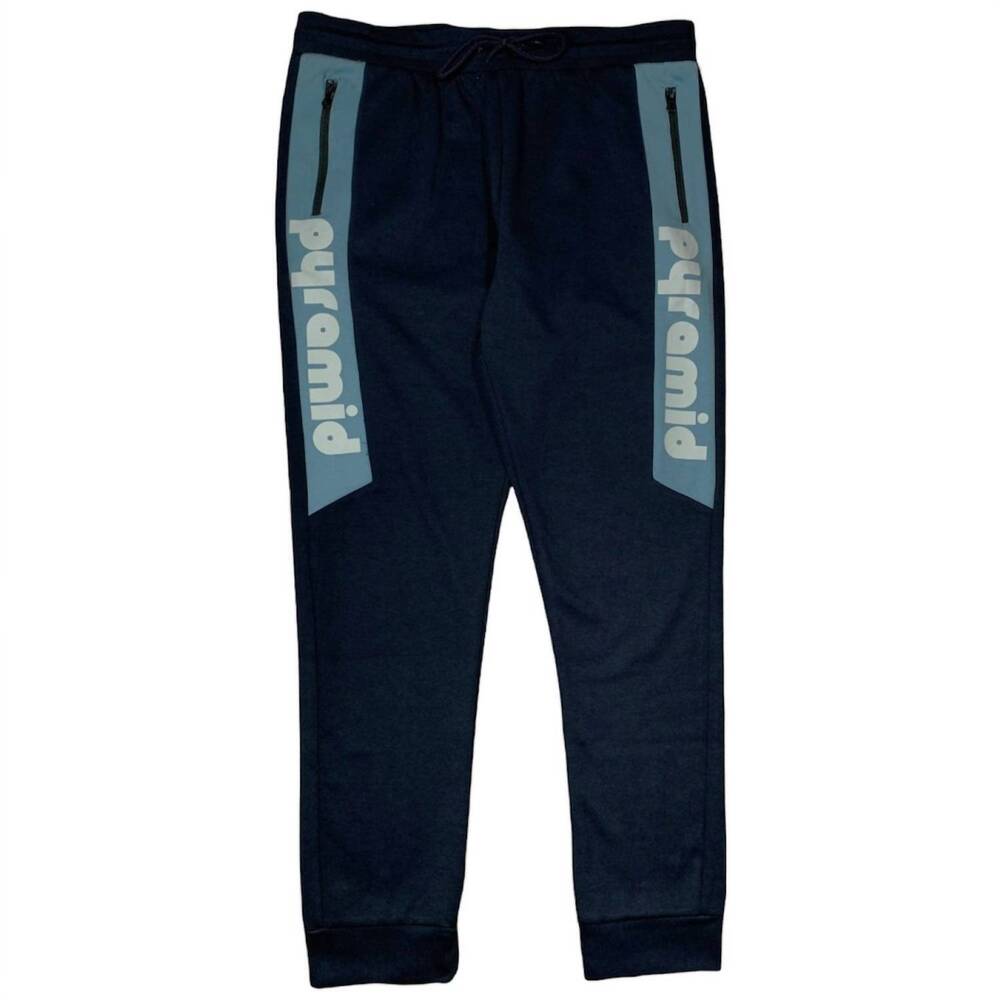NEW BLACK PYRAMID men's tapered jogger in navy
